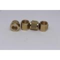 Brass nuts and bolts used in electrical industry