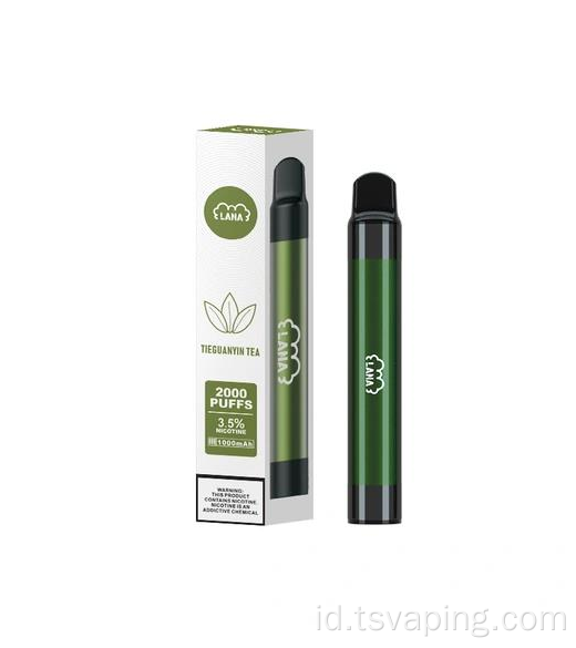 Lana pena kit rokok elektronik sekali pakai 2000 puffs