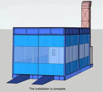 4S station automotive prepare room all model prepare booth for auto body repair shop tools best price auto car prepare station