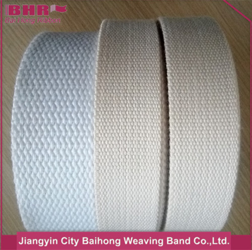 55mm white cotton webbing for Garment accessories