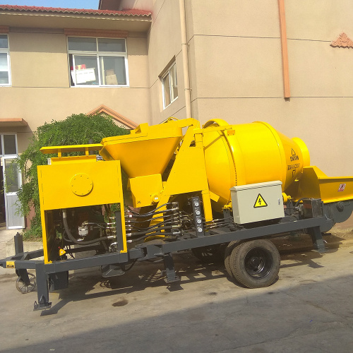 Diesel Concrete Mixer Pump Diesel Engine Concrete Mixing Pump Manufactory