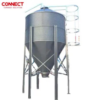 High Capacity Grain Silo for Chicken Raising Facilities