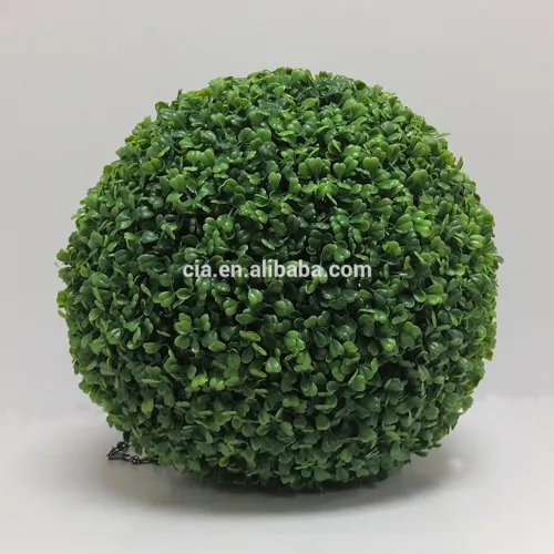 Plastic Artificial Buxus Topiary Balls For Home Garden Decoration, High