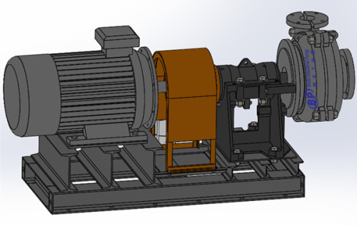 Centrifugaal, horizontaal, zware drijfmestpomp