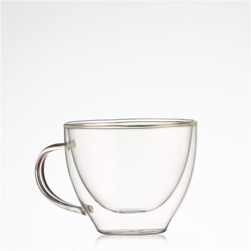 sistema reutilizable de la taza de cristal del café de la categoría alimenticia de la venta caliente