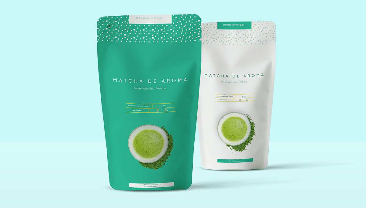 माचा के लिए पाउच pouches for matcha
