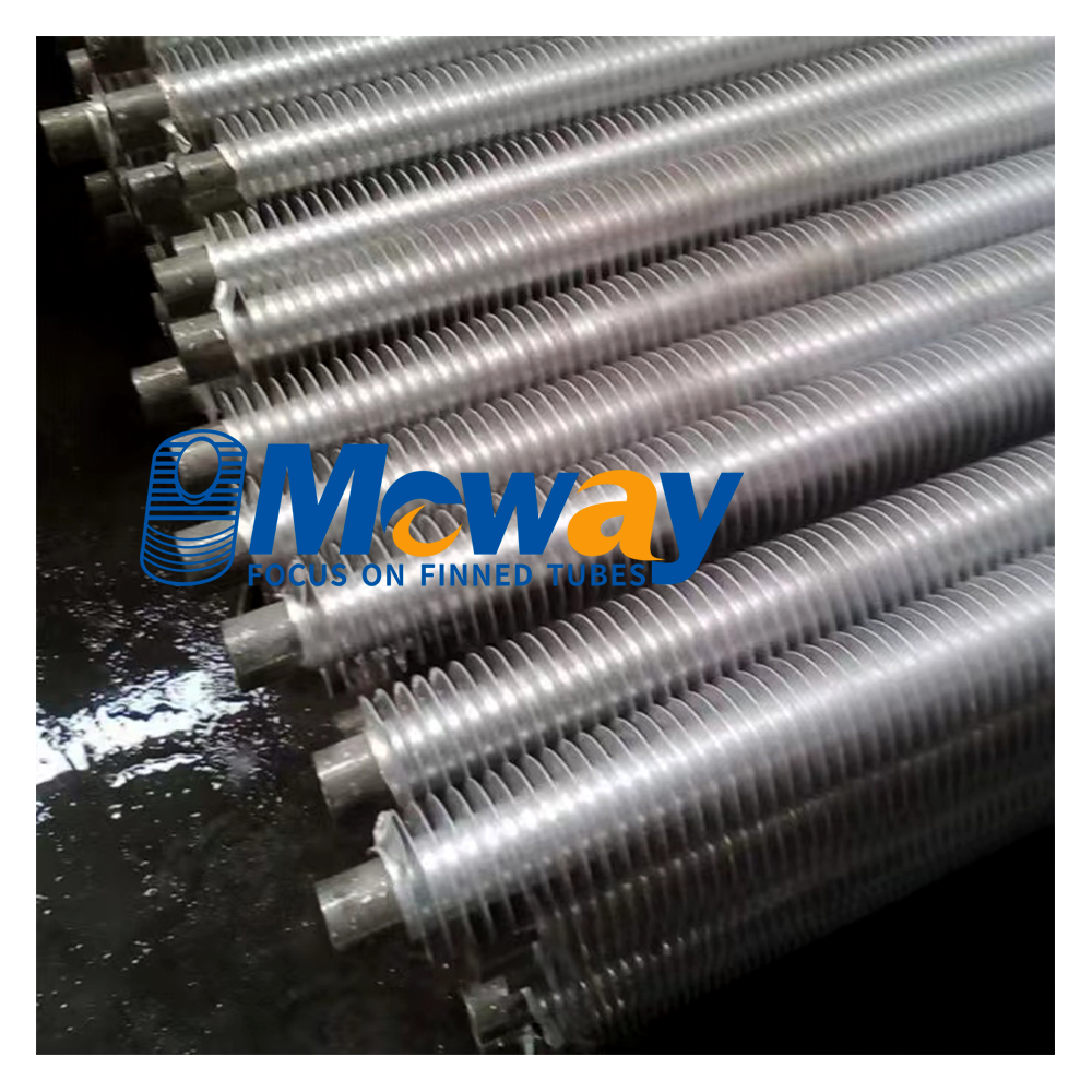 Extruded finned tube