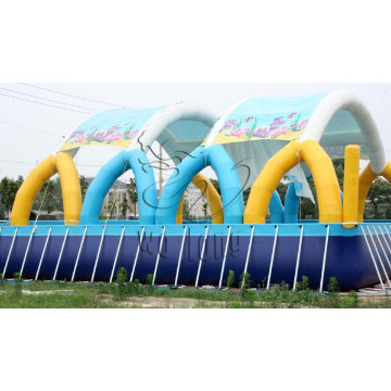 2014 hot sale high quality inflatable pool with tent