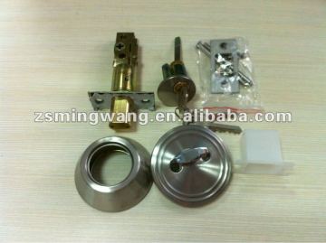 brass single deabolt lock