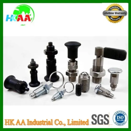 China factory supplier alloy steel spring plunger, kinds of index spring plunger