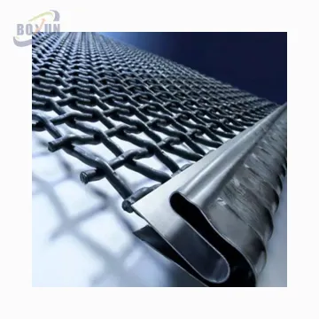 Industrial Mining Equipment: Hooked Steel Stone Mining Crusher Screen Mesh and Vibrating Sieve Screen Mesh