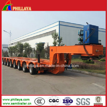 10lines 250tons Goldhofer Styled Lowbed Heavy Hydraulic Modular Trailer