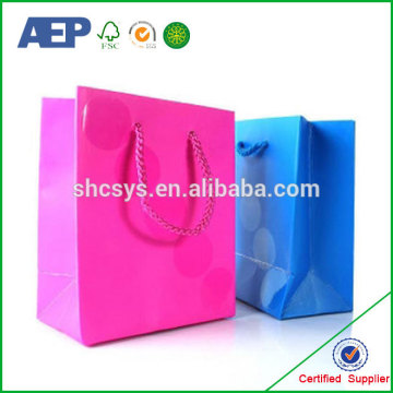 wholesale custom cheap gift paper bag,custom paper bag