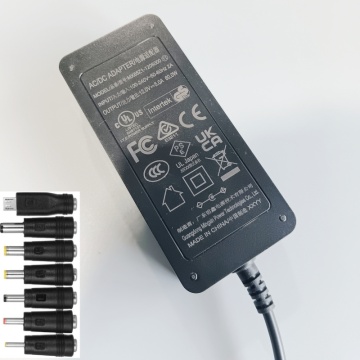 Chargeur d&#39;adaptateur d&#39;alimentation de bureau 12V 5A 5A AMP