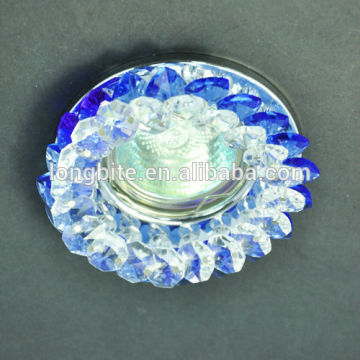 GU10 crystal recessed downlight