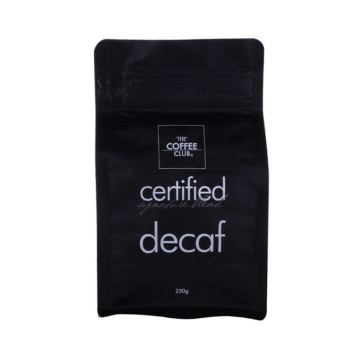 100% recyclable coffee bags printed flat bottom