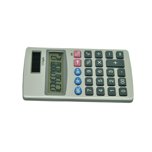 pocket aluminum calculator