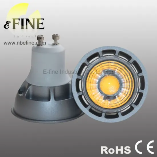 5w 85-265V led gu10 cob die-casting aluminum
