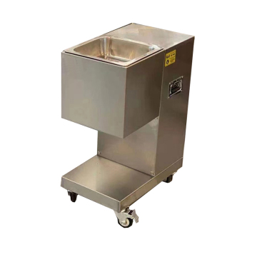NSF Certified 3-20mm 500kg/h Commercial Meat Slicer for Chicken, Pork and Fresh Meat Processing