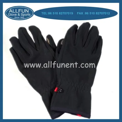 2015 fashion design windproof fleece smartphone gloves