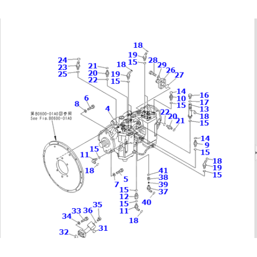 OEM Komatsu D39EX hydraulic pump 720-2M-00040