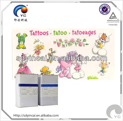 temporary tattoo temporary tattoo ink agent
