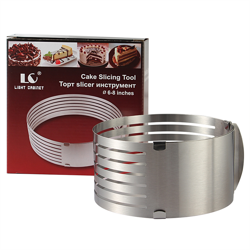 Adjustable Layered Cake Slicer Mold Cutter Ring Tools, High Quality