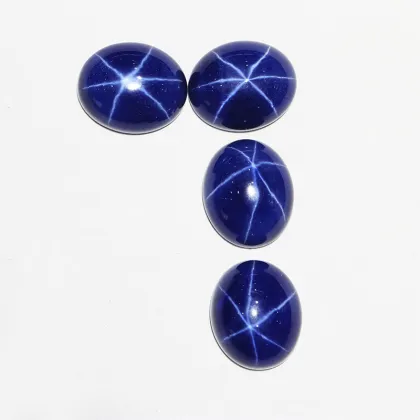 Synthetic Star Sapphire Oval Loose Stone Synthetic Sapphire
