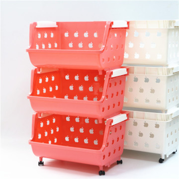 Stacking Basket, 4 Pack, Green or customerized color