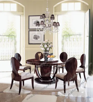 Classic italian dining room furniture sets