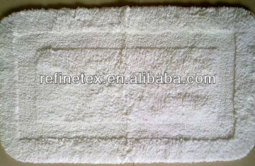 Washable Cotton Anti-slip hotel bath rug