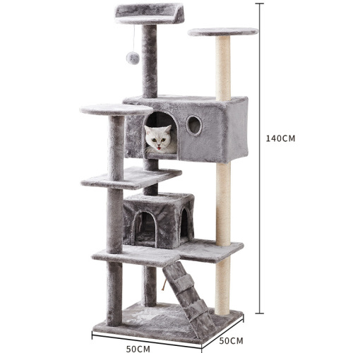 Multi-layer Customized Large Size Wooden Cat Tree