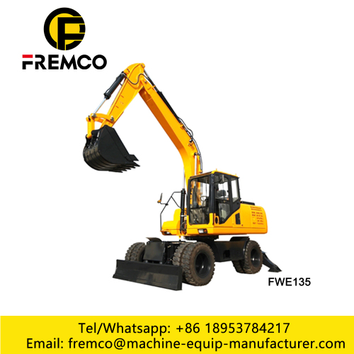 FWE135 Excavator Mesin Konstruksi Sedang