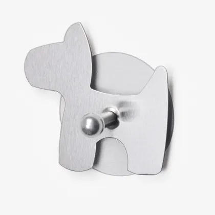 Lovely Design Duck Shape Stainless Hook With Removable Sticker