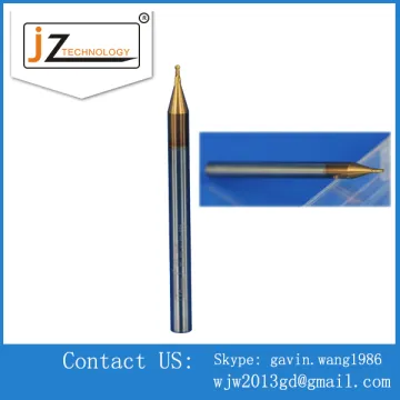 Carbide Two Blade Nose Ball Cutting End Mills