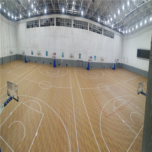 Alite Economische PVC Wood Patter Indoor Sport Flooring