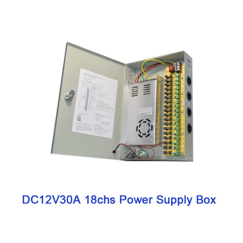 18chs DC12V30A CCTV Fuse Power Supply Box