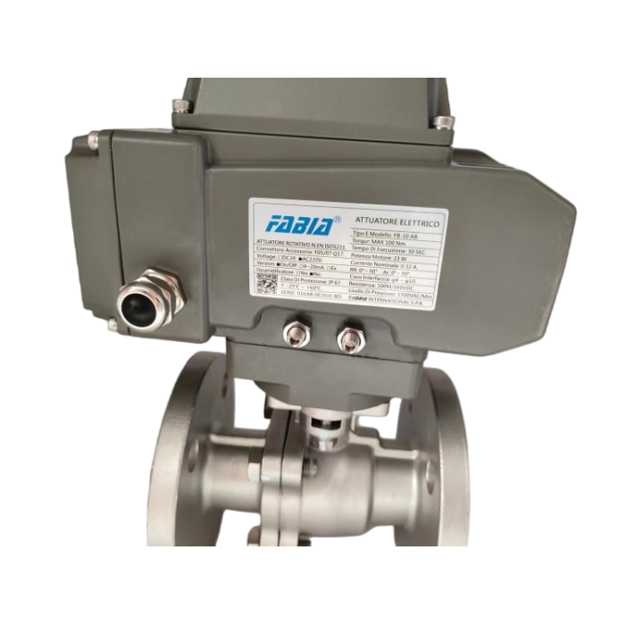 Van bi mặt bích điện