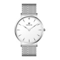 Lady Minimalist Wrist Watch With Mesh Band