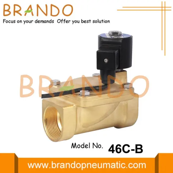 1.5 Inch IP68 Waterproof Fountain Brass Solenoid Valve