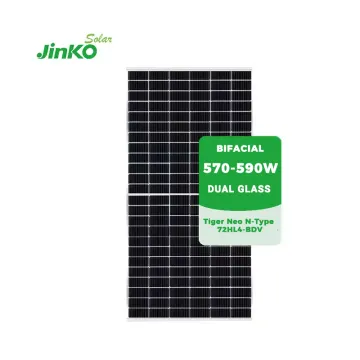 High Efficiency Jinko Topcon N-Type Double Glass Bifacial Solar Panels: 570W to 590W Models