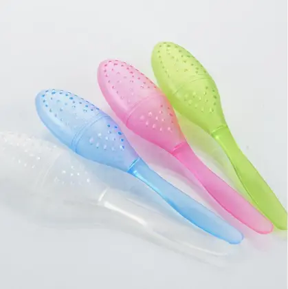 Plastic tea strainer steeper spoon