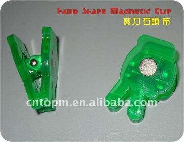 finger plastic magnetic clip