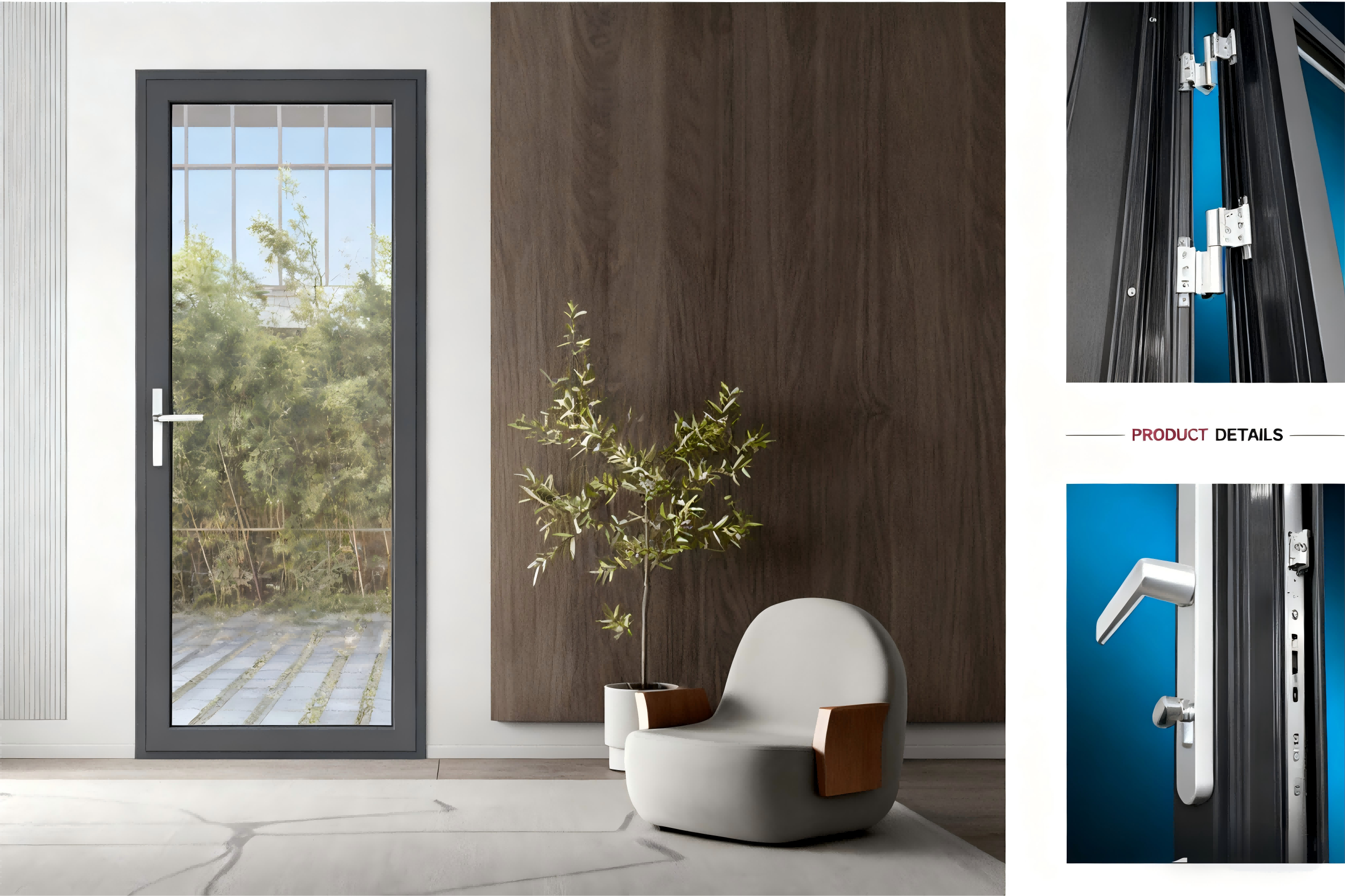 Left-inswing Xlb-80 Al Slide-swing Door, High Quality Left-inswing Xlb ...