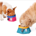 Navy Blue Collapsible Pet Dog Bowls