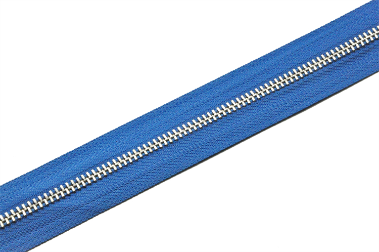 Smooth titanium zipper cheaper finished metal zipper