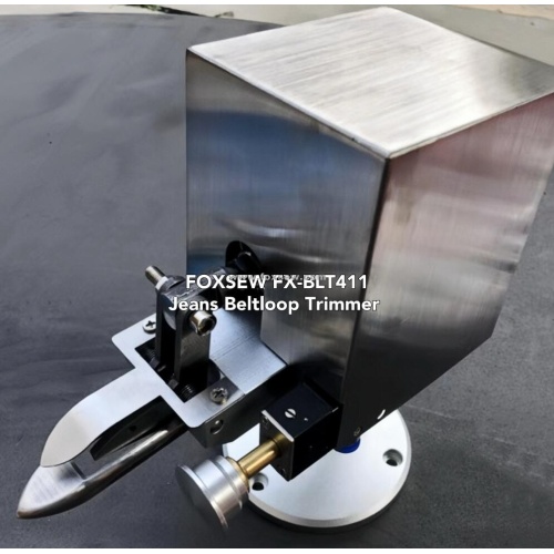 Machine de coupe en boucle de ceinture en jeans