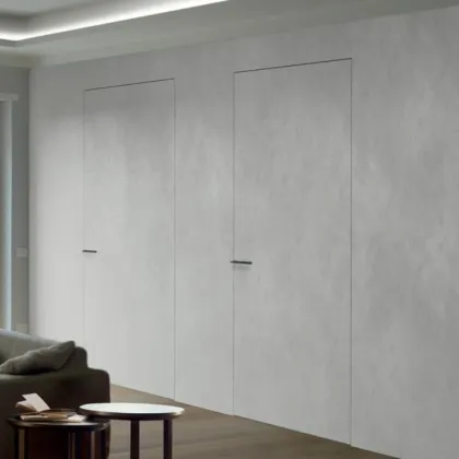 Invisible Wooden Hidden Wall Doors for Modern Interior Bedrooms