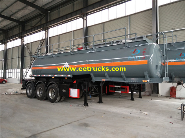 20T 18 CBM Sulfuric Acid Trailer Tanks