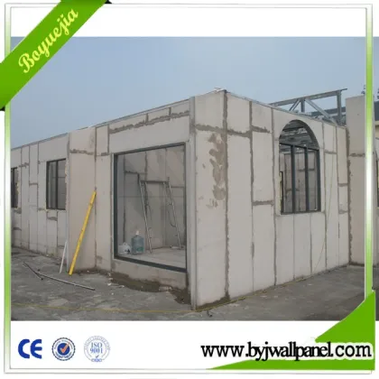 Upscale Villa lightweight interior wall partition with EPS cement sandwich board